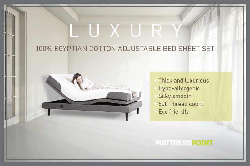 Luxury Split King Adjustable Bed Sheet, King Size Split Adjustable Bed Sheets