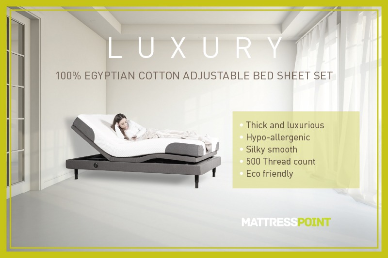 Split Queen Adjustable Bed Sheet Set, Best Split Queen Size Adjustable Bed